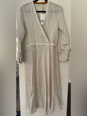 ZARA Striped Dress / Shirt NWT Size XS